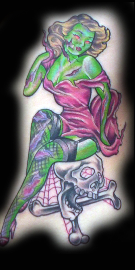 zombie pin up tattoo designs 13